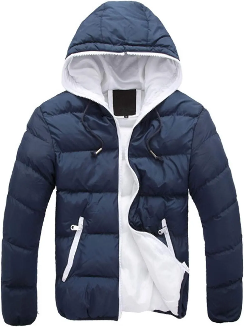 LCMTWX Men's Winter Thickened Warm Coats Stand Collar Knitted Splice Sweater Coat Casual Cardigan Stylish Mens Winter
