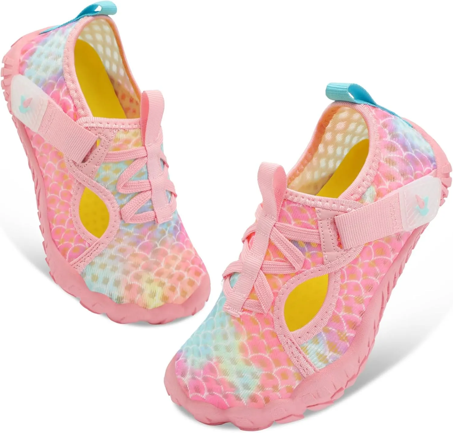 LeIsfIt Kids Water Shoes Boys Girls Swim Beach Shoes Toddler Barefoot Water Sport Shoes Quick-Dry Lightweight Aqua Socks Pool Sand Shoes