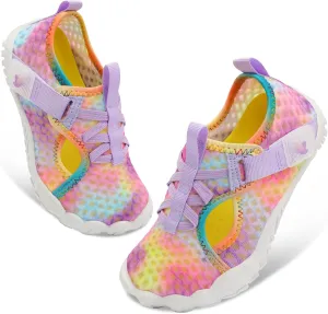 LeIsfIt Kids Water Shoes Boys Girls Swim Beach Shoes Toddler Barefoot Water Sport Shoes Quick-Dry Lightweight Aqua Socks Pool Sand Shoes
