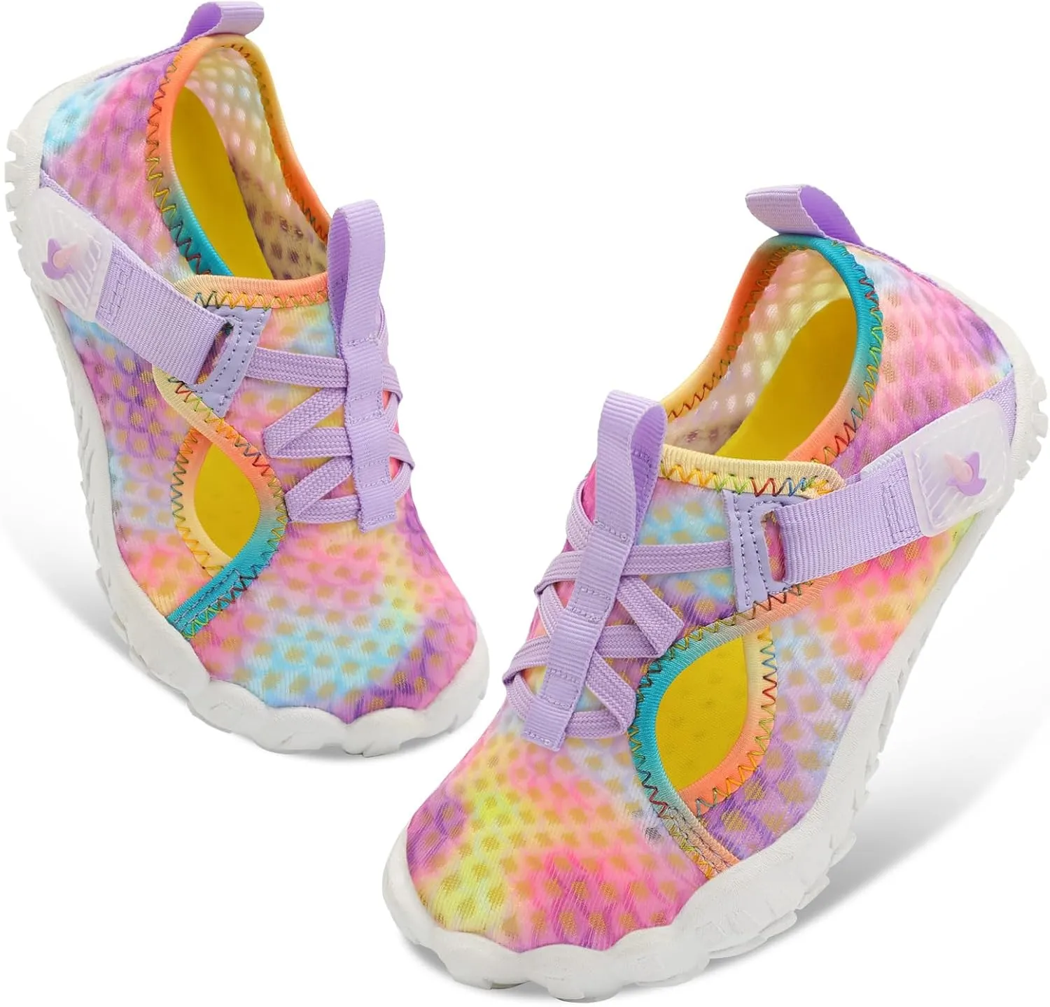 LeIsfIt Kids Water Shoes Boys Girls Swim Beach Shoes Toddler Barefoot Water Sport Shoes Quick-Dry Lightweight Aqua Socks Pool Sand Shoes