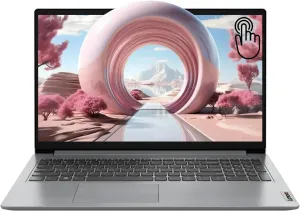 Lenovo 2024 IdeaPad 1 Gen 7 Laptop, 15.6" FHD Touchscreen, Intel Core i3-1215U, 24GB RAM, 1TB SSD, SD Card Reader, HDMI, Webcam, Wi-Fi 6, Windows 11 Home, Grey