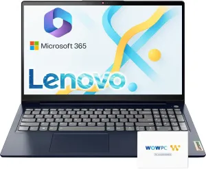 Lenovo IdeaPad 15.6 inch Laptop, 20GB RAM, 1.1TB Storage (1TB PCIe SSD   128GB eMMC), Intel Celeron Dual Core Processor, Wi-Fi 6, w/WOWPC Recovery USB, Windows 11 with 1 Year Office 365