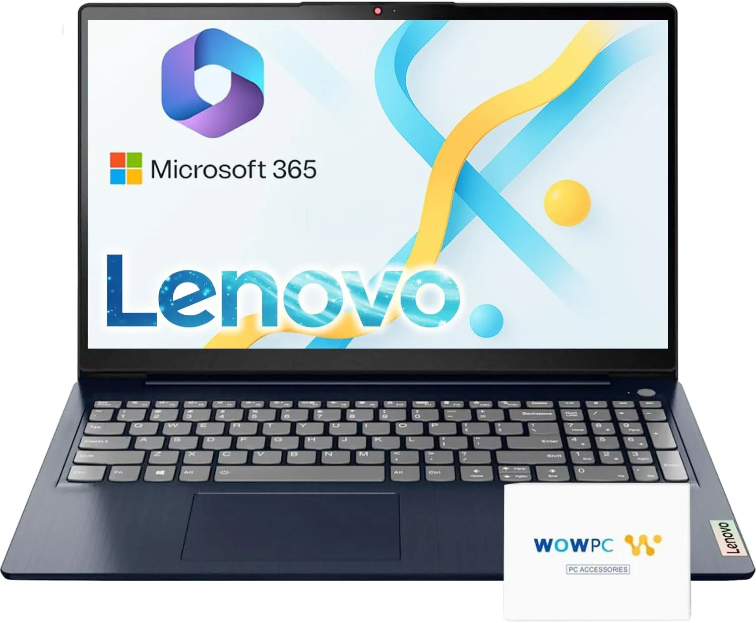 Lenovo IdeaPad 15.6 inch Laptop, 20GB RAM, 1.1TB Storage (1TB PCIe SSD   128GB eMMC), Intel Celeron Dual Core Processor, Wi-Fi 6, w/WOWPC Recovery USB, Windows 11 with 1 Year Office 365