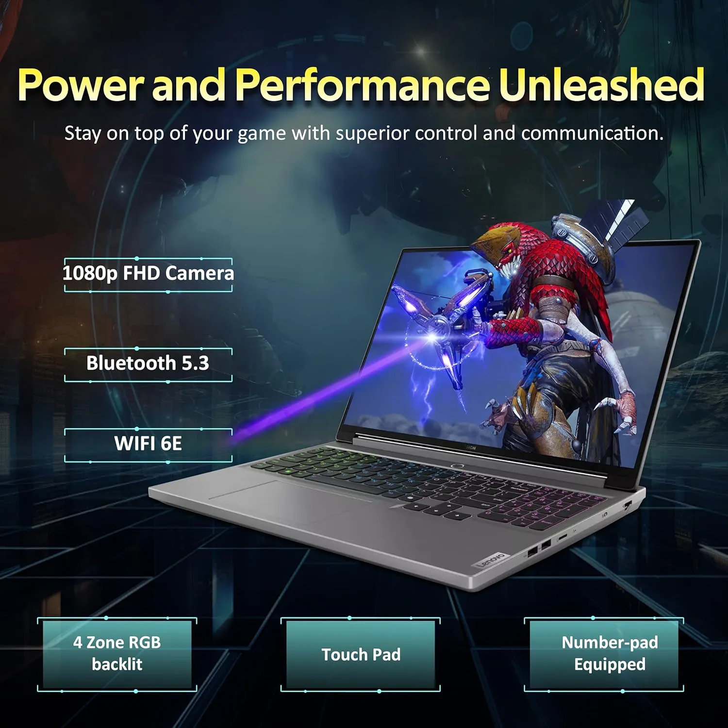 Lenovo Legion 5 16" WQXGA 165Hz Gaming Laptop, Intel i7-14650HX, 32GB DDR5, 512GB PCIe SSD, GeForce RTX 4070, RGB Backlit Keyboard, FHD Camera, Wi-Fi 6E, Win 11 Pro, Gray, 256GB Docking Station Set