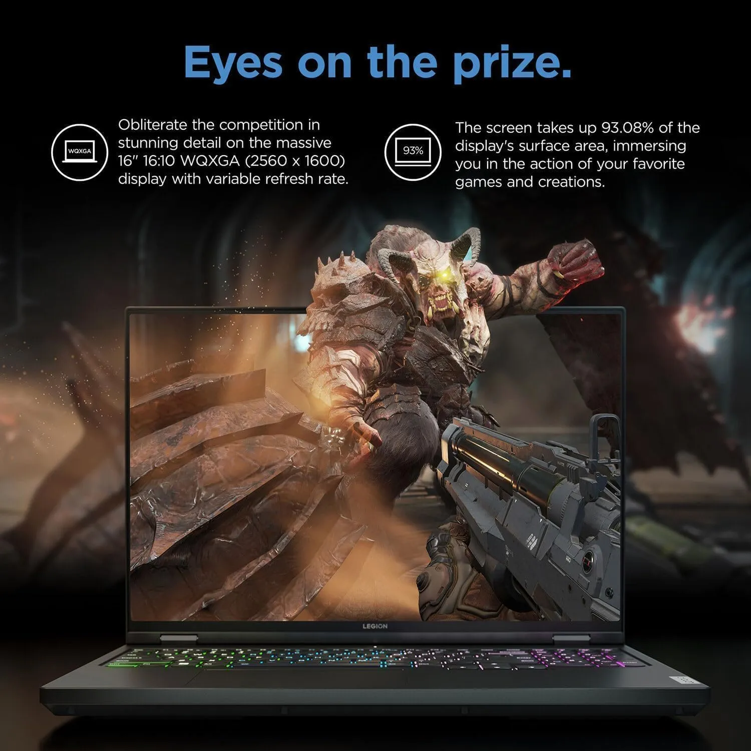 Lenovo Legion Pro 5i Gen 9 Gaming Laptop, Intel i9-14900HX Up to 5.80 GHz, GeForce RTX 4070, 16" WQXGA 240Hz, 64 GB DDR5, 2 TB SSD, WiFi 6E, RGB Backlit KB, Windows 11 Pro & Office Lifetime License
