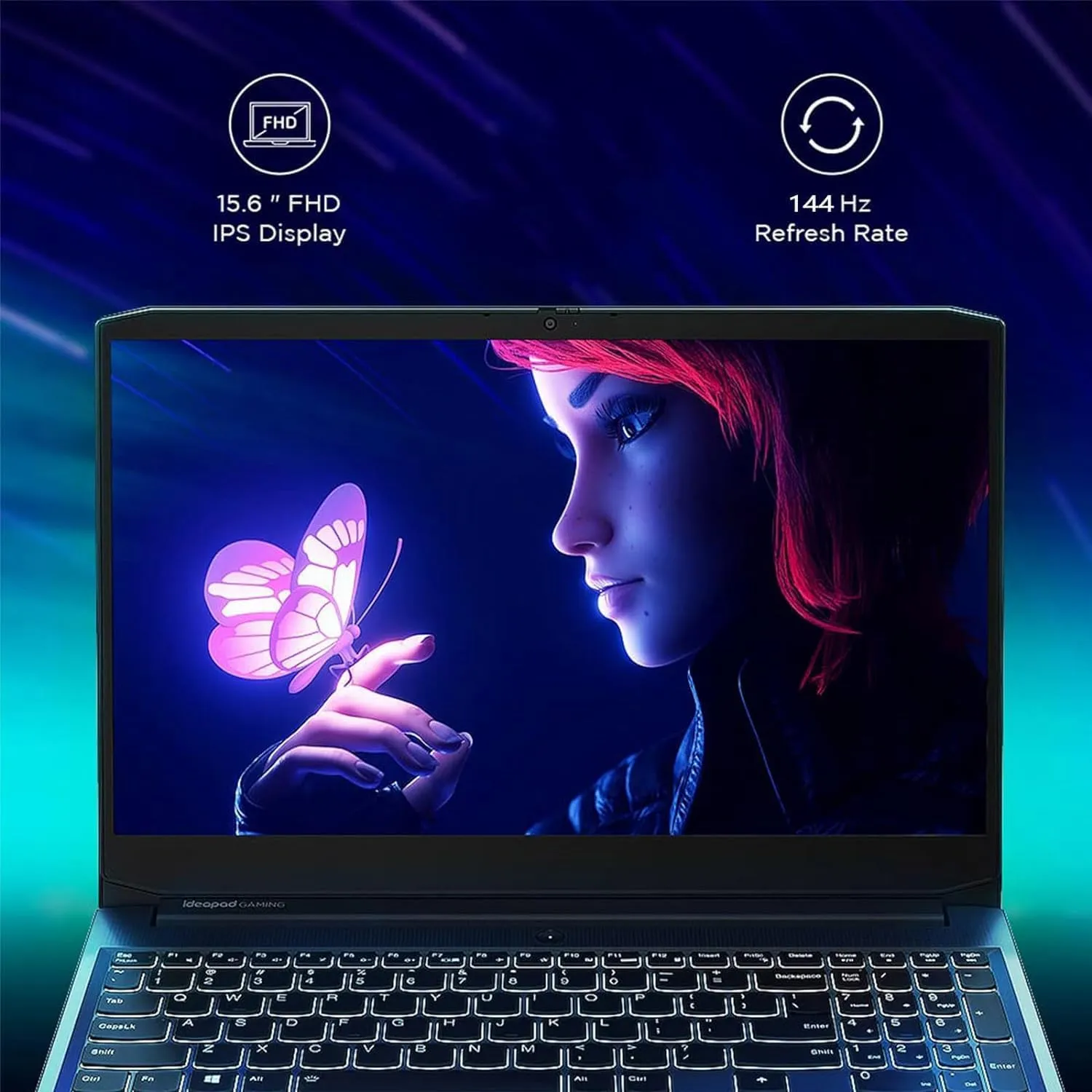 Lenovo LOQ Gaming Laptop 2024 - AMD Ryzen 5 7235HS Beat i5-11320H - 15.6" FHD IPS Display 144Hz -NVIDIA GeForce RTX 3050-44GB RAM - 1TB PCIe SSD -Backlit Keyboard -Windows 11 -G-SYNC -HDMI Cable
