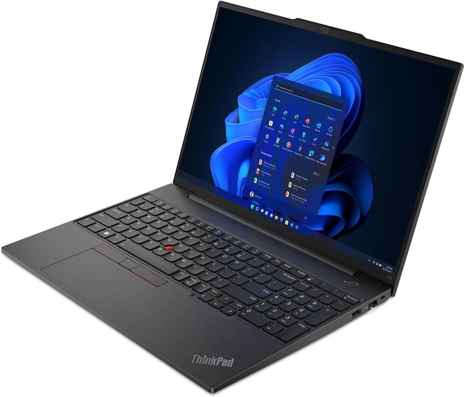Lenovo ThinkPad E16 Business Laptop (16" FHD  Touchscreen, AMD Ryzen 5 7530U, 16GB RAM, 512GB SSD, (8-Core Beat i7-1165G7)), Fingerprint, Backlit, FHD Webcam, WiFi 6, Ethernet, Win 11 Pro, Black