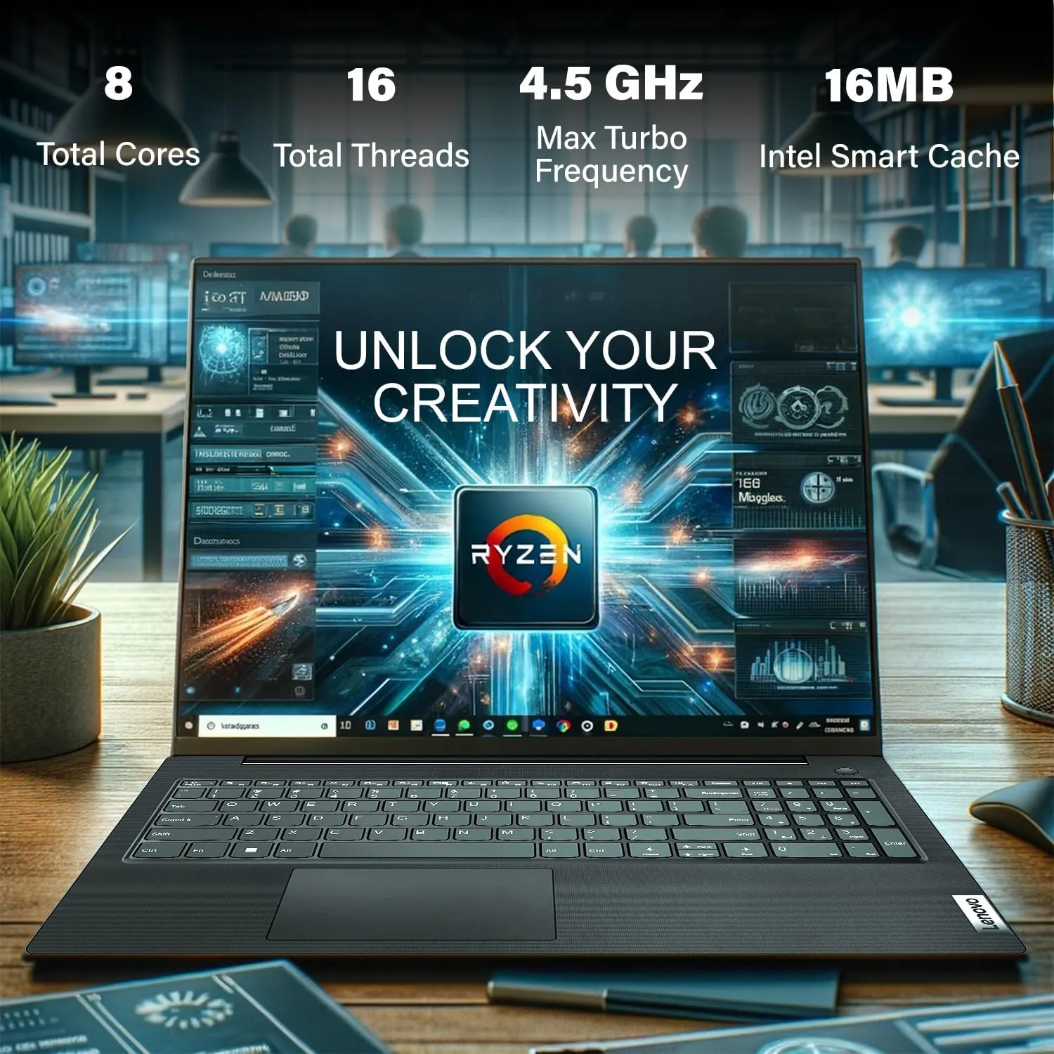 Lenovo V15 Laptop - Special Business Edition - 15.6 FHD - AMD Ryzen 7 7730U (Beats i7-1365U) - 16GB Memory - 512GB PCIe SSD - Military-Grade Durability - Wi-fi 6 - Long Battery Life - Windows 11 Pro