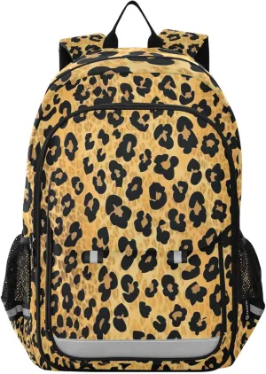 Leopard Speckle Print Backpack for Boys Middle-School Elementary Bookbags 20325679