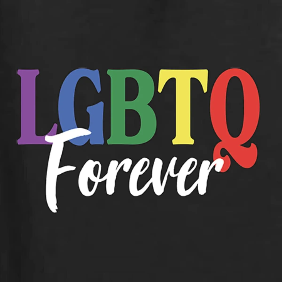 LGBTQ Forever LGBT Pride Womens Slim Fit Junior Tee