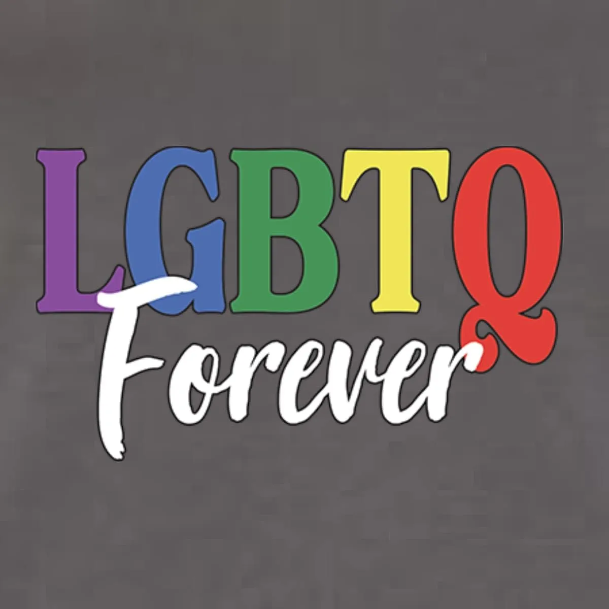 LGBTQ Forever LGBT Pride Womens Slim Fit Junior Tee