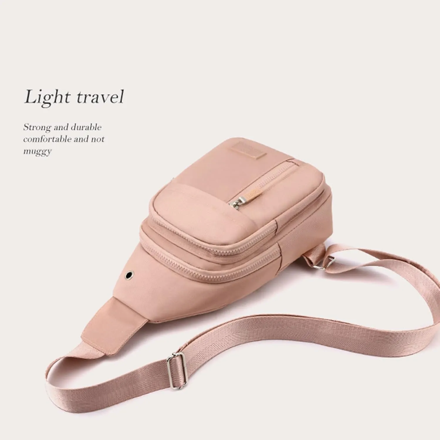 Lightweight Chest Bag Stylish Crossbody Sling Bags for Men and Women Perfect for Travel and Outdoor Activities