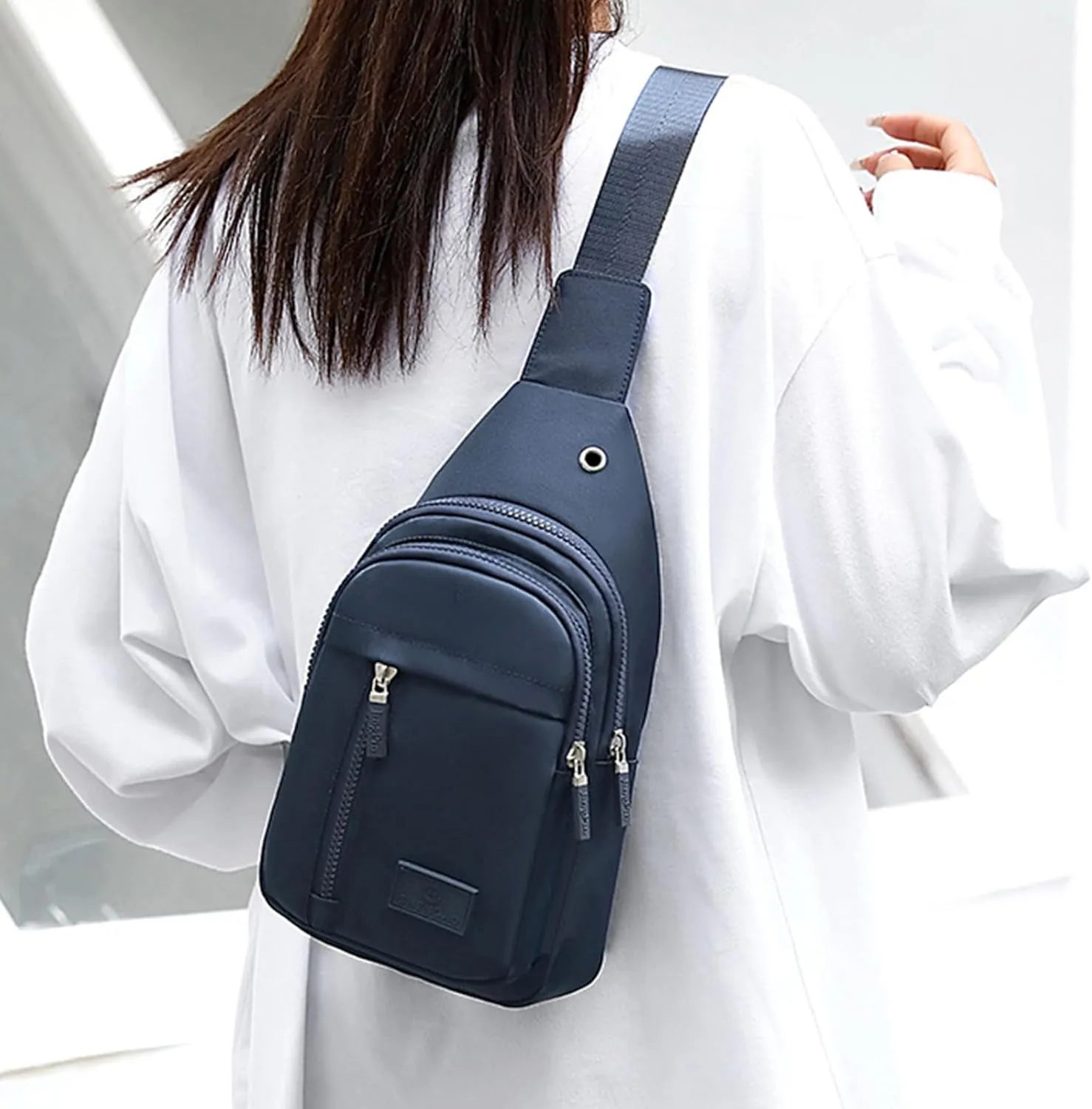 Lightweight Chest Bag Stylish Crossbody Sling Bags for Men and Women Perfect for Travel and Outdoor Activities