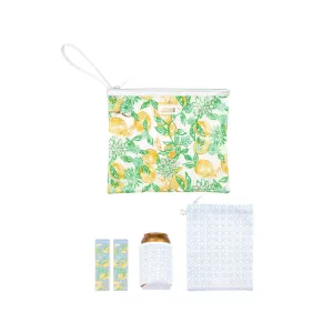 Lilly Pulitzer Beach Day Pouch-Make Lemonade