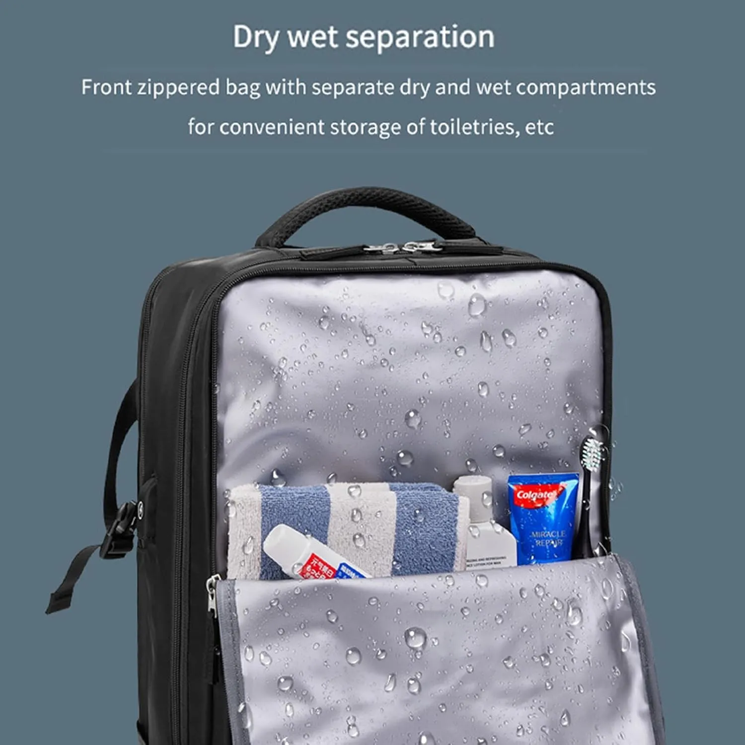 Liwave Backpack, Liwave Travel Backpack Waterproof Fit 16 Inch Laptop Backpack with USB Charging Port Casual Large Backpack (Blue)
