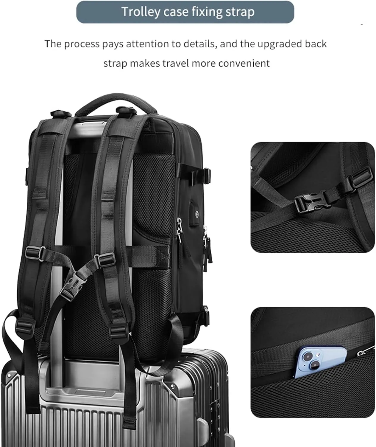 Liwave Backpack, Liwave Travel Backpack Waterproof Fit 16 Inch Laptop Backpack with USB Charging Port Casual Large Backpack (Blue)