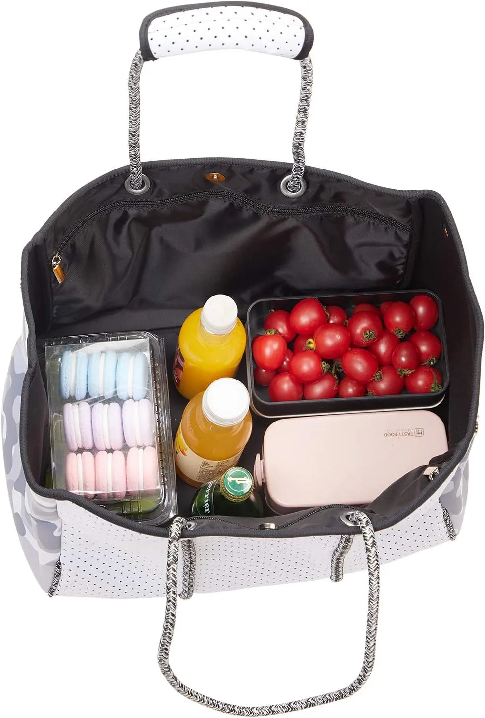 LMYYG Beach bag,Multipurpose Neoprene Bag,Large Tote Bag,Waterproof Shoulder Beach Bag for Travel Beach Gym Swimming