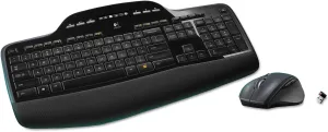 Logitech 920002416 MK710 Wireless Desktop Set, Keyboard/Mouse, USB, Black (LOG920002416)