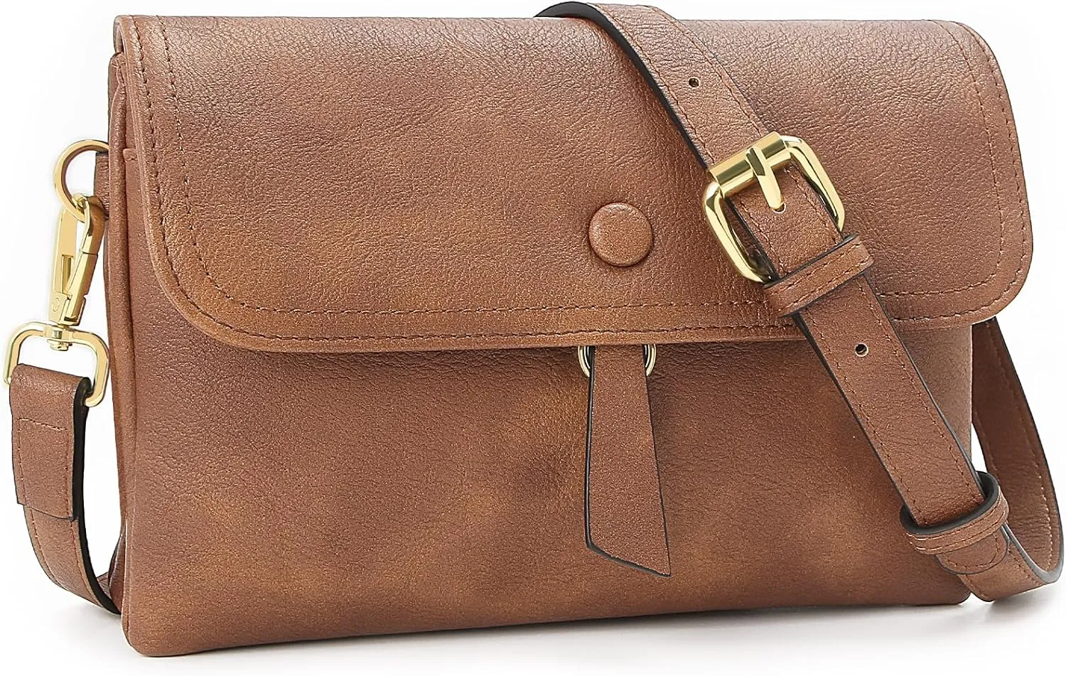 LOUXIFENG Anti Theft Small Crossbody Purses for Women, RFID Blocking Vegan Leather Crossbody Bag