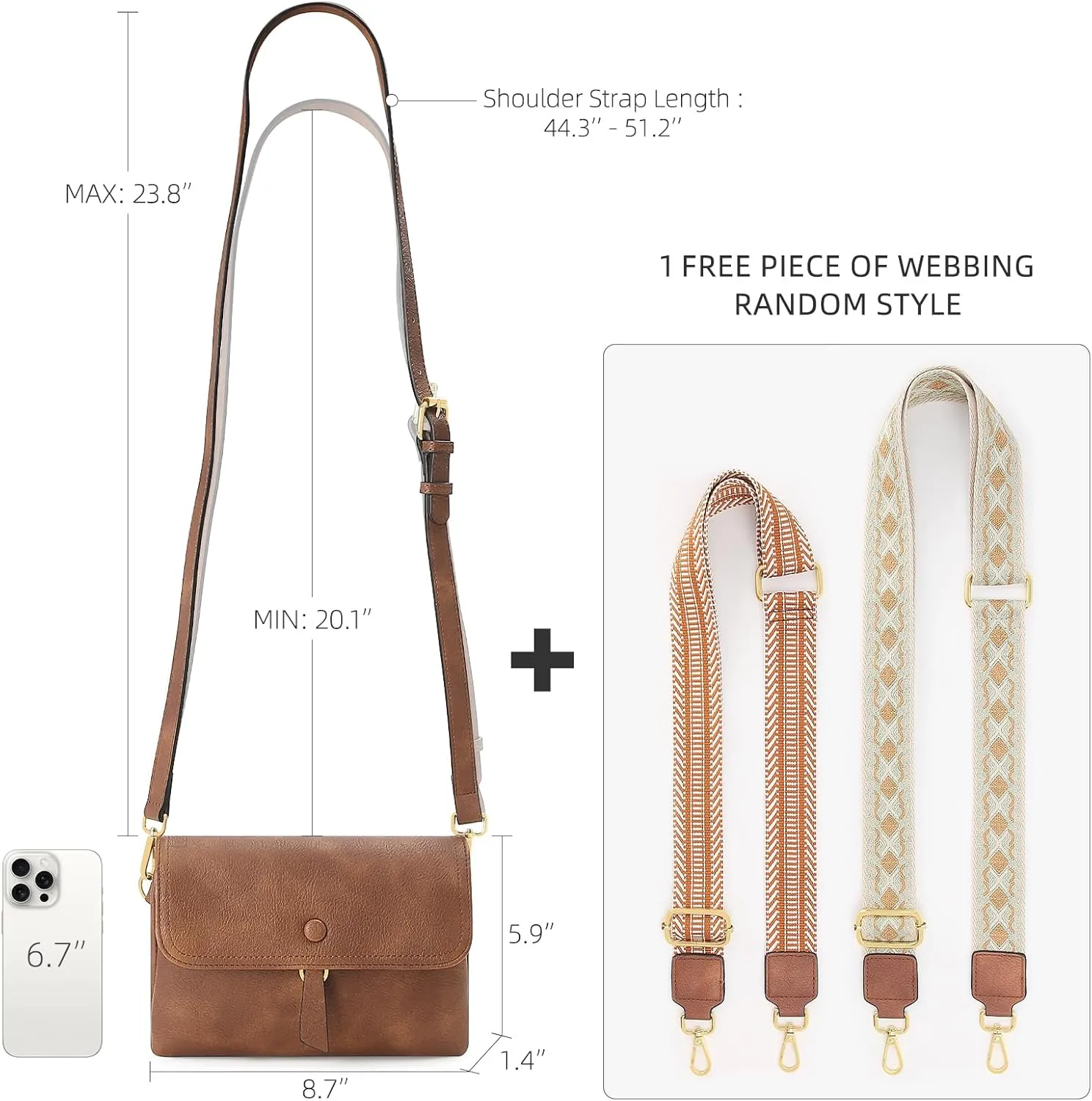 LOUXIFENG Anti Theft Small Crossbody Purses for Women, RFID Blocking Vegan Leather Crossbody Bag