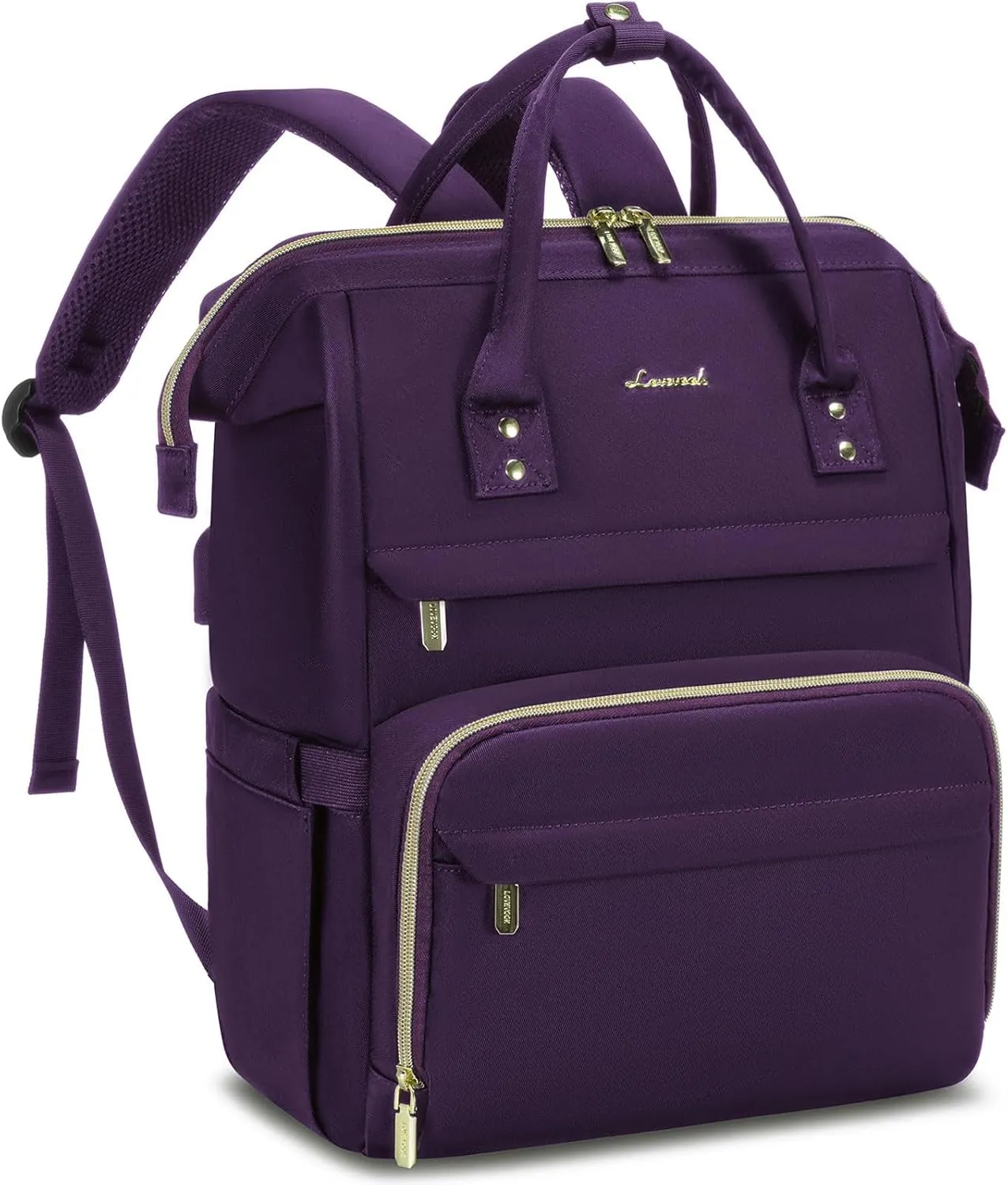 LOVEVOOK Backpack for Women, 15.6 inch Laptop Backpack for Women Teacher Backpack Nurse Bag, Waterproof Work Backpack for Travel, Commuter, College