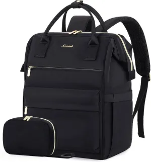 LOVEVOOK Laptop Backpack for Women,15.6 Inch Work Teacher Nurse Bag,Business Computer Backpack Purse with USB Port,Stylish Casual Daypack for Travel