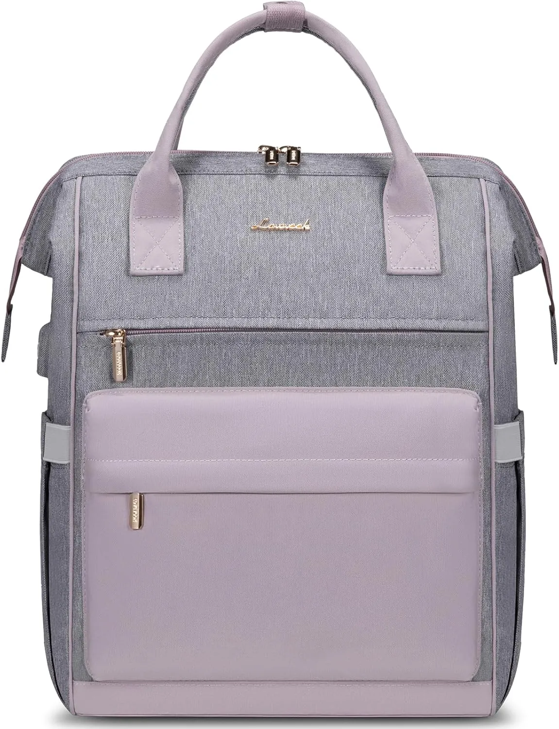 LOVEVOOK Laptop Backpack for Women,15.6 Inch Work Teacher Nurse Bag,Business Computer Backpack Purse with USB Port,Stylish Casual Daypack for Travel