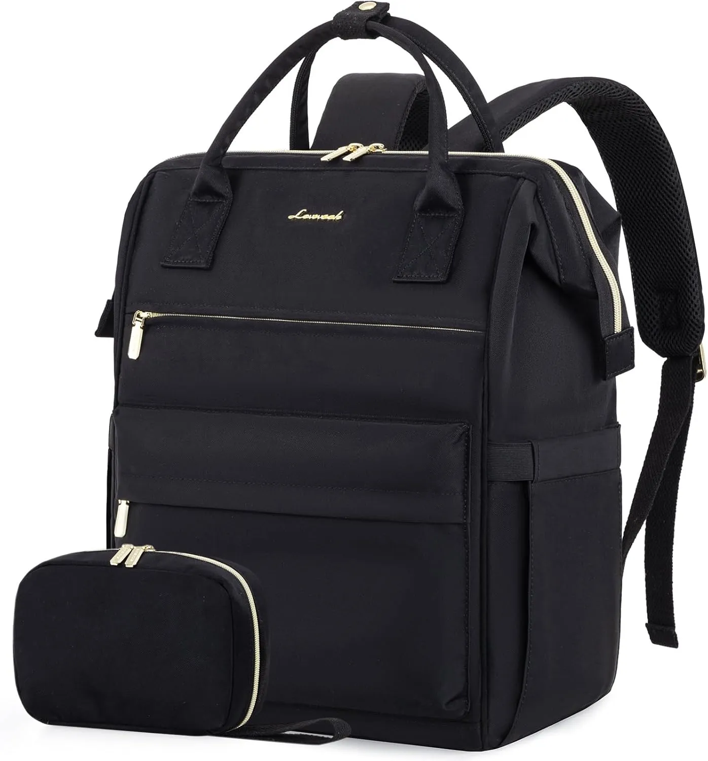 LOVEVOOK Laptop Backpack for Women,15.6 Inch Work Teacher Nurse Bag,Business Computer Backpack Purse with USB Port,Stylish Casual Daypack for Travel