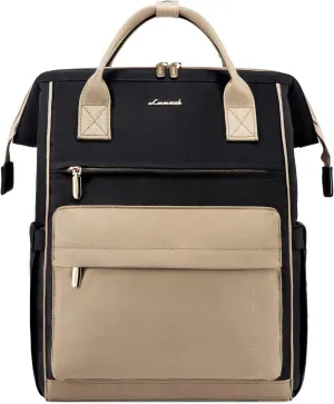 LOVEVOOK Laptop Backpack Purse for Women Waterproof Teacher Nurse Bag, 15.6 inch Work laptop Bag with USB Port, Business Travel Computer Backpack