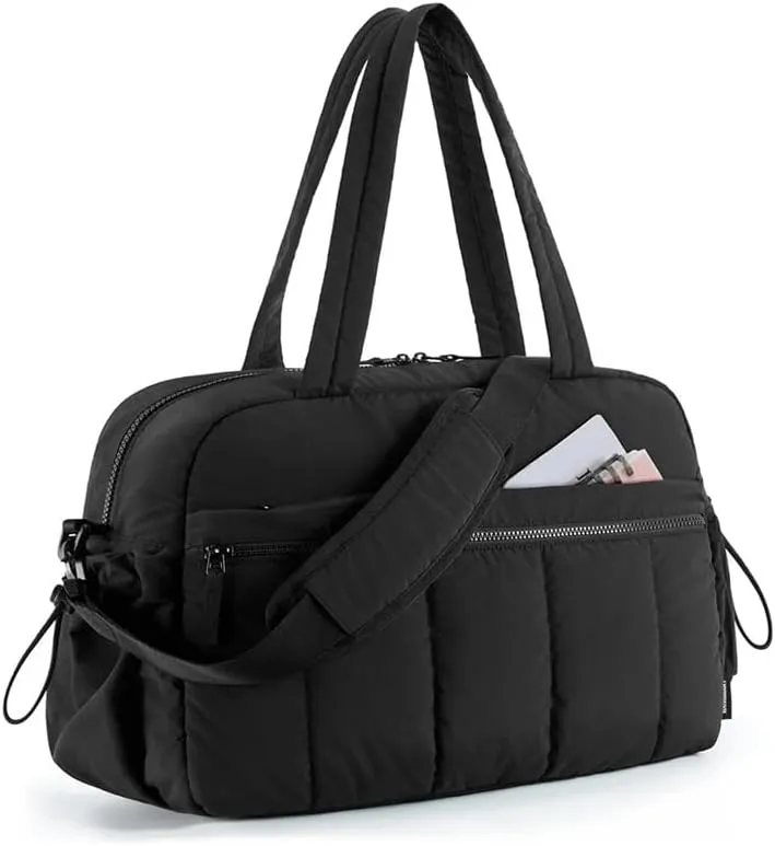 Luggage Bag Dry Wet Separation Travel Duffel Bag Gym Bag for Women with Weekender Bags Waterproof Hand Airport Cabin Bag(1)