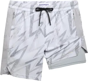 maamgic Boys Athletic Shorts with Liner Teens Youth 2 in 1 Active Running Shorts