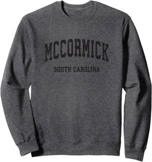 McCormick South Carolina SC Vintage Athletic Sports Design Sweatshirt