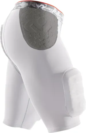 McDavid Hex Integrated 5-Pad Girdle, White/Grey, Medium