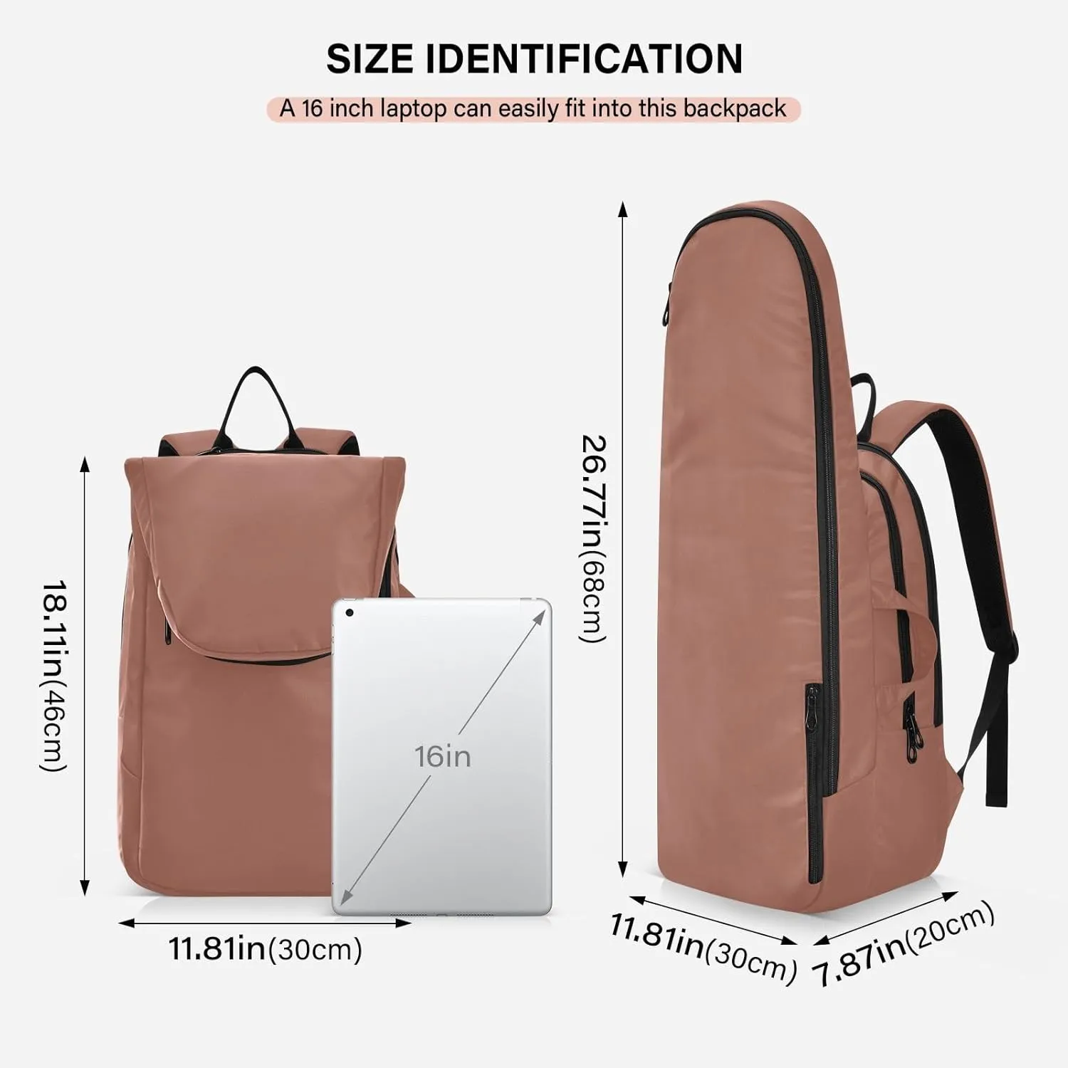MCHIVER Tennis Bags for Men Women Tennis Backpack Hold 2 Rackets Badminton Racquet Backpack 11.81 * 7.87 * 17.11in