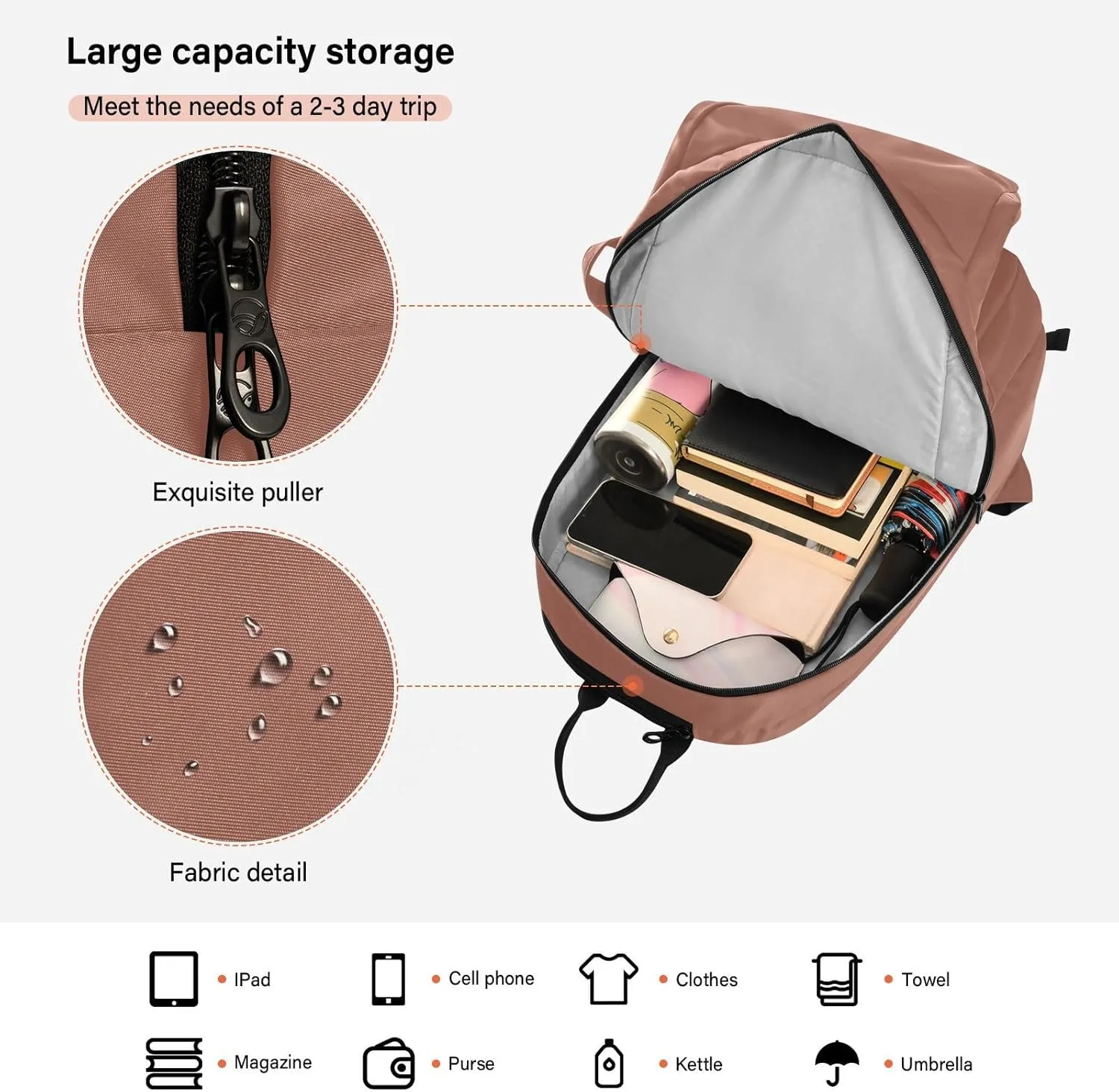 MCHIVER Tennis Bags for Men Women Tennis Backpack Hold 2 Rackets Badminton Racquet Backpack 11.81 * 7.87 * 17.11in
