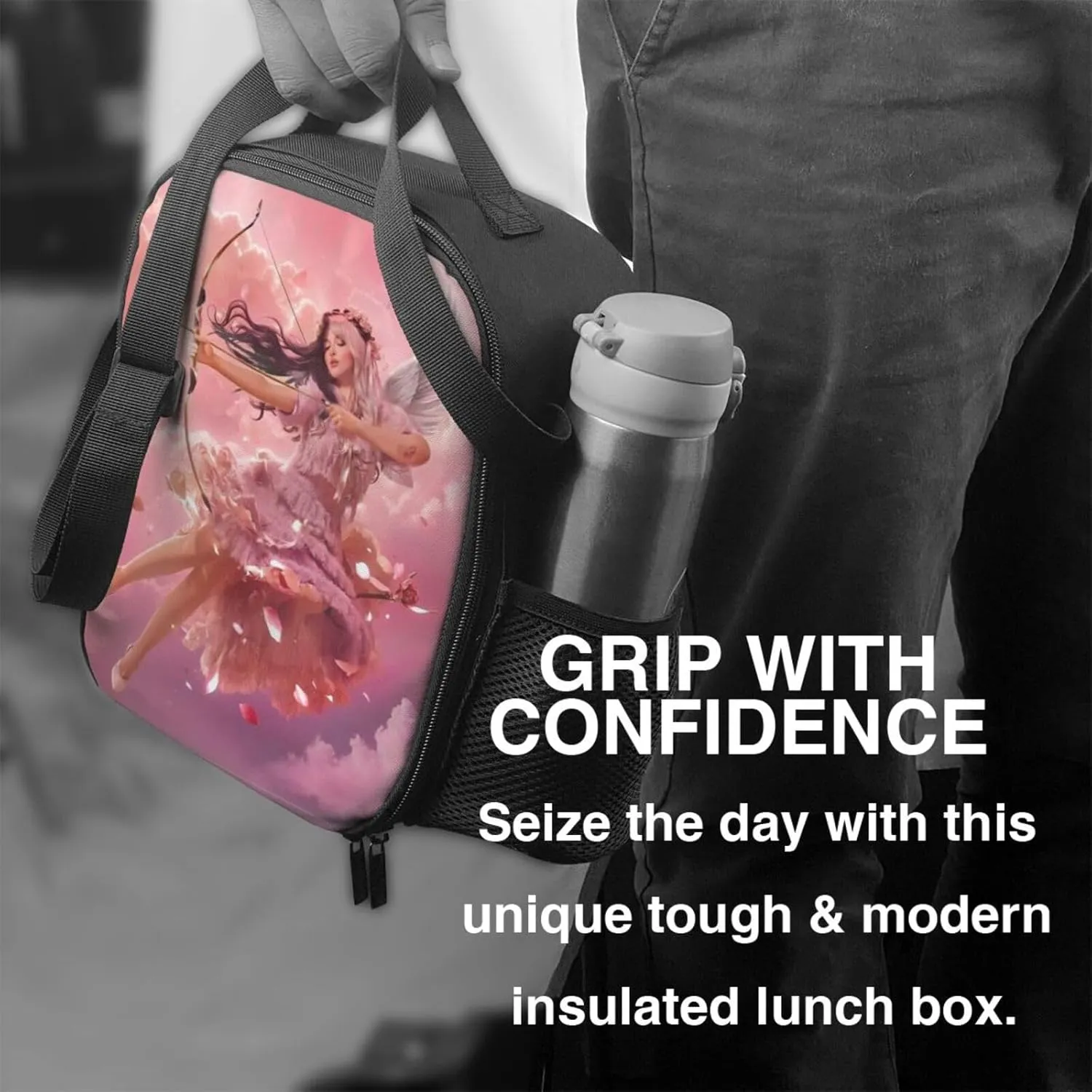 Mela-Nie Martinez Pink Shopping Bag, Suitable For Work, Picnics, And Daily Travel, Can Be Carried On One Shoulder