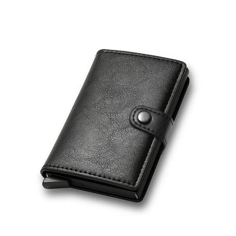 Men's Carbon Fiber Aluminum Alloy Credit Metal Pinball Bags