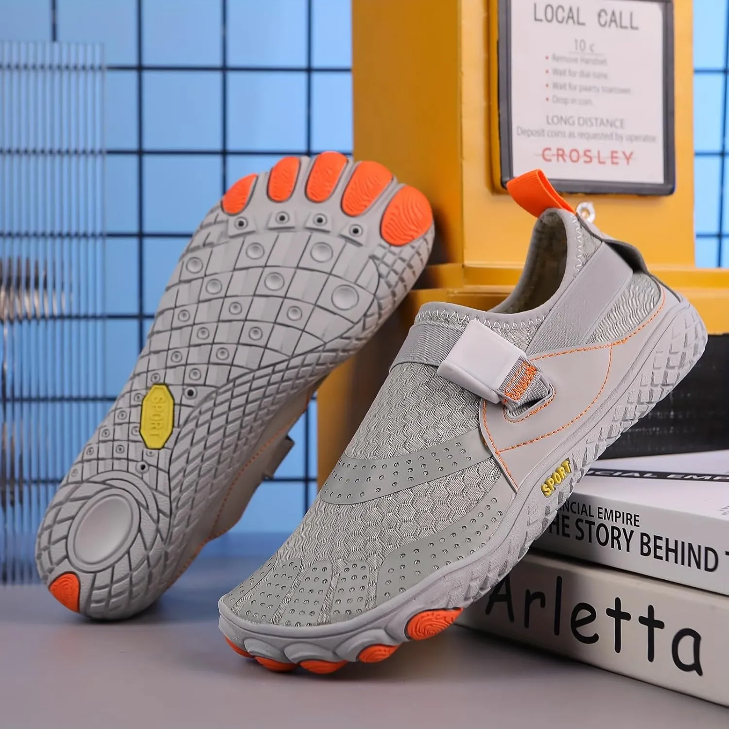 Men's Hiking Shoes, Water, Beach, Rock Prevention, Anti-Slip, Quick Drying,