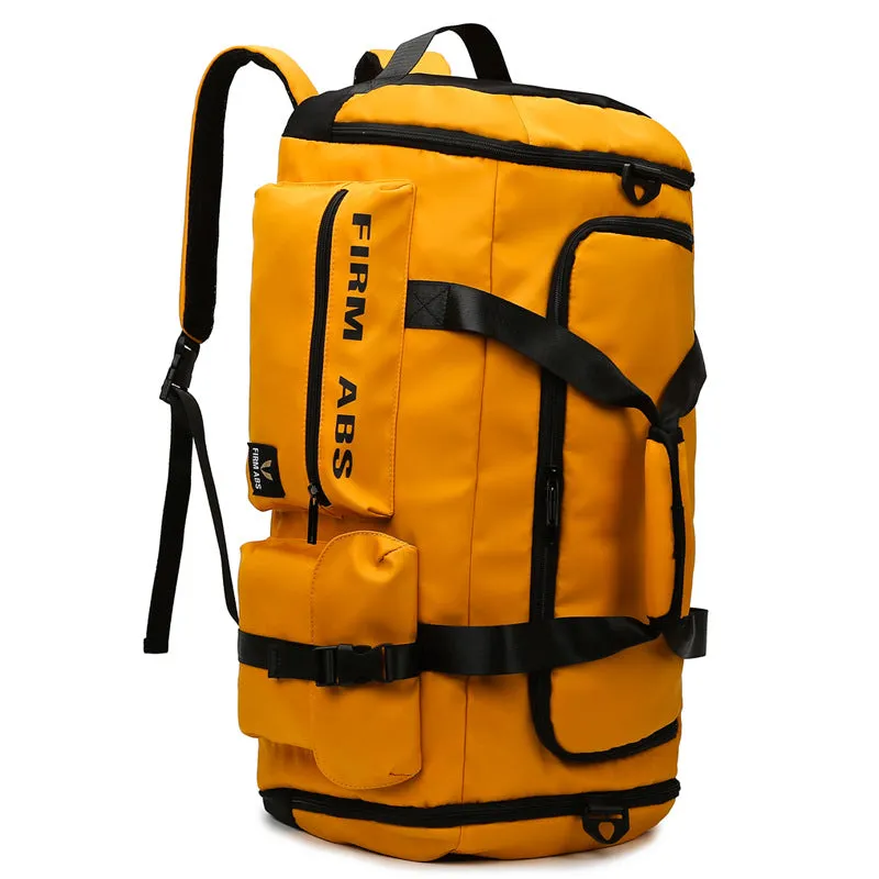 Men's Large Capacity Dry Wet Separation Basketball Cycling Independent Shoe Travel Bags