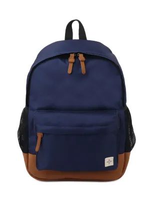 Men's Riley Solid Backpack,Navy