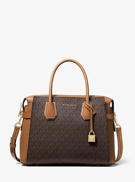 Mercer Medium Logo Belted Satchel