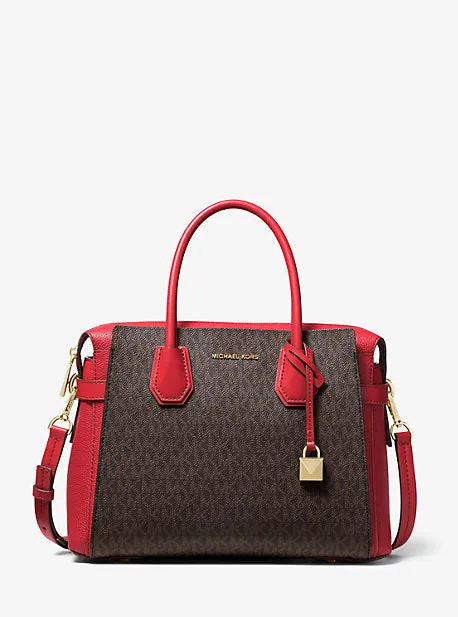 Mercer Medium Logo Belted Satchel
