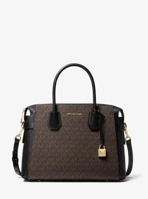 Mercer Medium Logo Belted Satchel