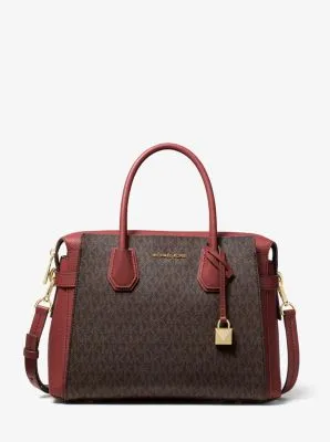 Mercer Medium Logo Belted Satchel