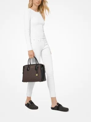 Mercer Medium Logo Belted Satchel