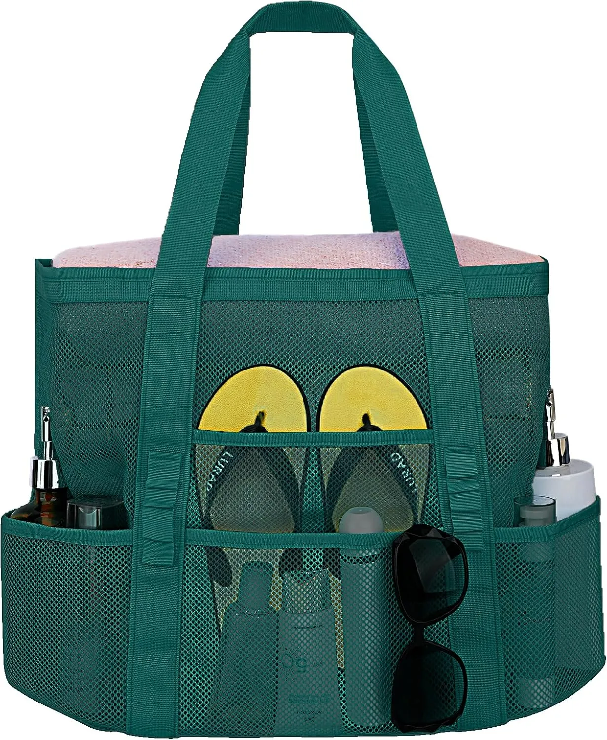 Mesh Beach Bags for Women - Plus Waterproof Sandproof Tote Bag