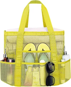 Mesh Beach Bags for Women - Plus Waterproof Sandproof Tote Bag