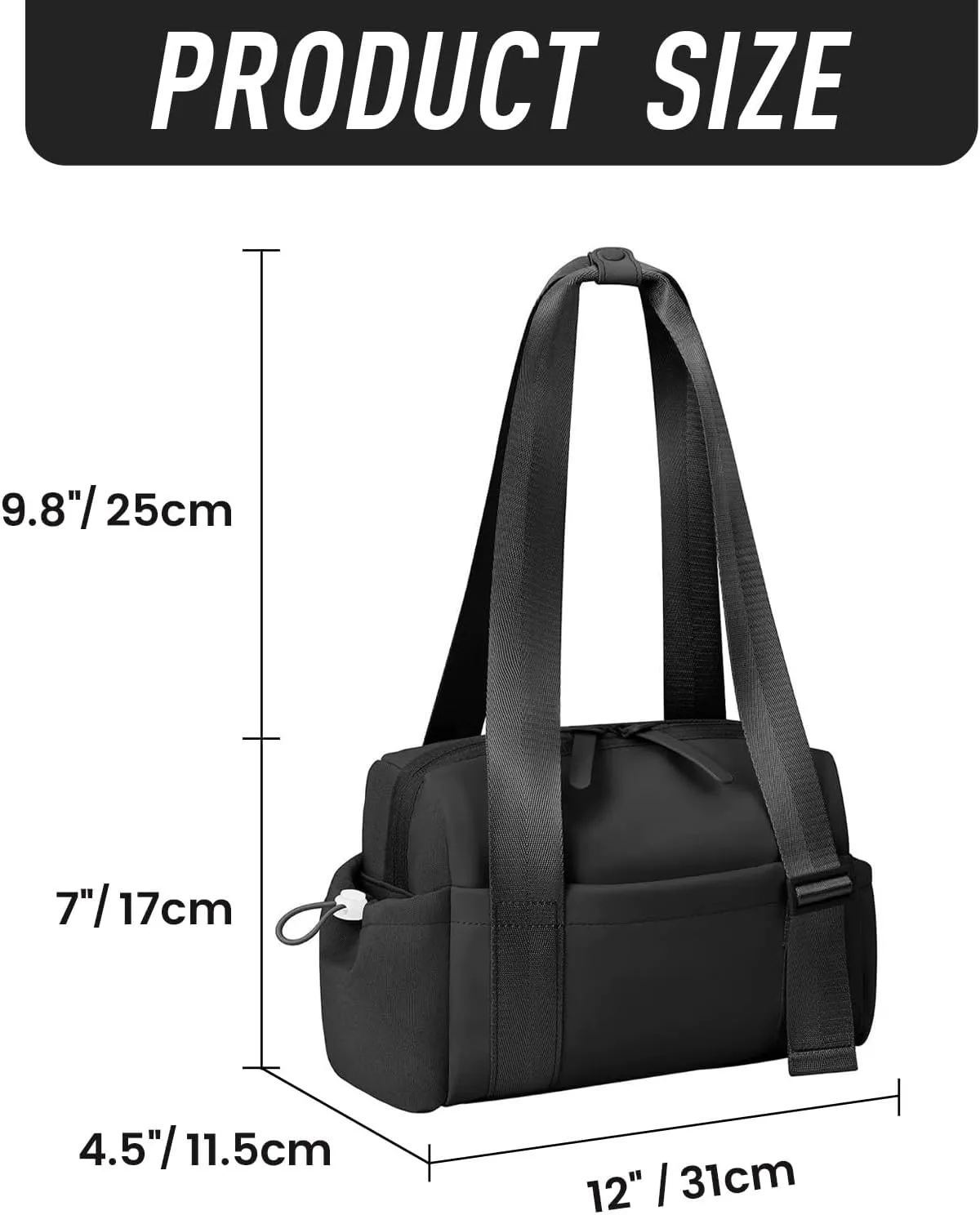 Mini Gym Bag for Women Small Gym Tote Bag Waterproof Sports Duffel Bags Travel Yoga Workout Bag with Wet Compartment