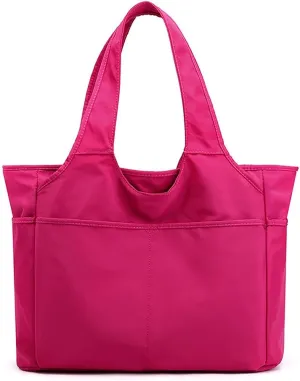 MINTEGRA Nylon Large Tote for Women Waterproof Shoulder Handbag Fashion Work Bag Functional Clinical Bag