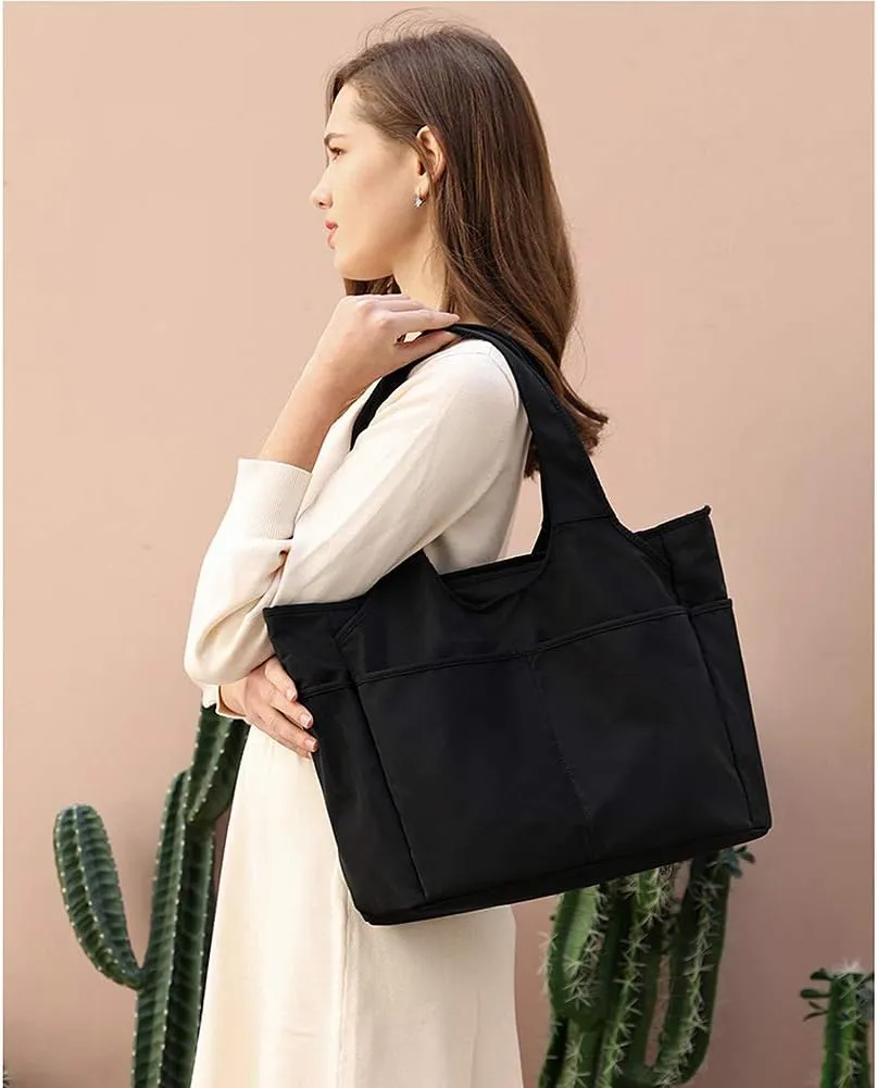 MINTEGRA Nylon Large Tote for Women Waterproof Shoulder Handbag Fashion Work Bag Functional Clinical Bag
